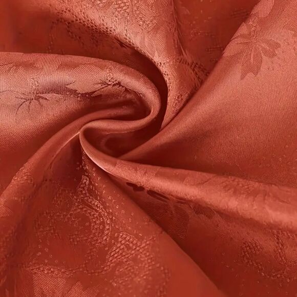 🔥 Satiny Mock Neck Midi Dress - Picture 5 of 6